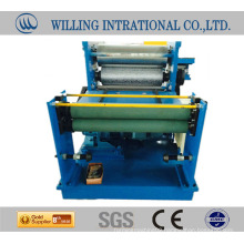 Steel sheet embossing machine